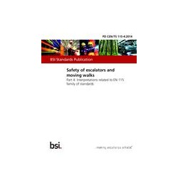 BS PD CEN/TS 115-4:2014