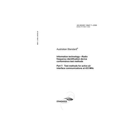 AS ISO IEC 18047.7-2006