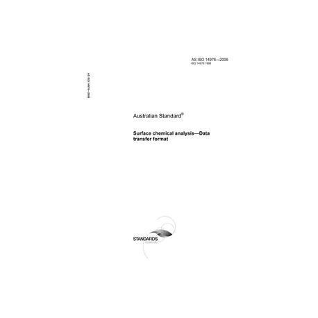 AS ISO 14976-2006