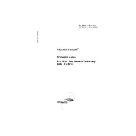 AS 60695.11.40-2006