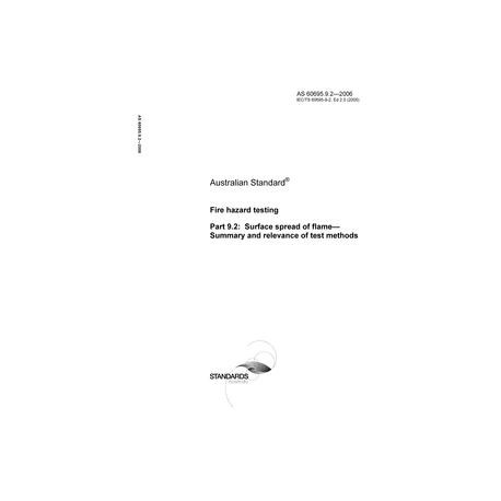 AS 60695.9.2-2006