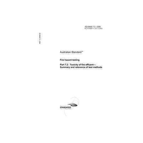 AS 60695.7.2-2006