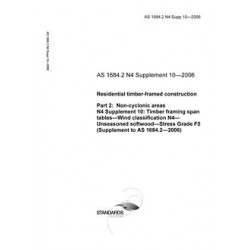 AS 1684.2 N4 SUPP 10-2006 [ Superseded ]