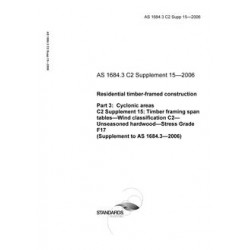 AS 1684.3 C2 SUPP 15-2006 [ Superseded ]