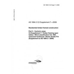 AS 1684.3 C2 SUPP 7-2006 [ Superseded ]