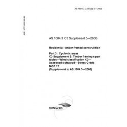 AS 1684.3 C3 SUPP 5-2006 [ Superseded ]