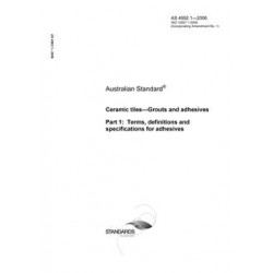 AS 4992.1-2006 [ Superseded ]