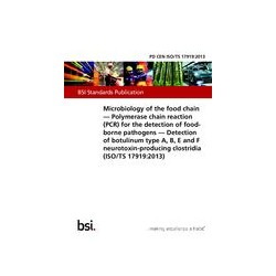 BS PD CEN ISO/TS 17919:2013