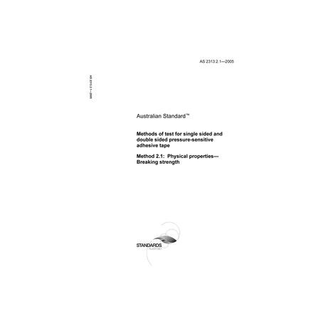AS 2313.2.1-2005