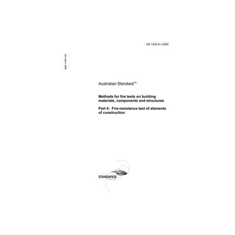 AS 1530.4-2005 [ Available Superseded ]