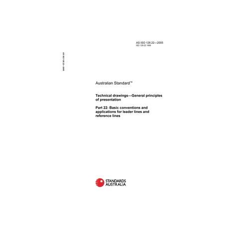 AS ISO 128.22-2005
