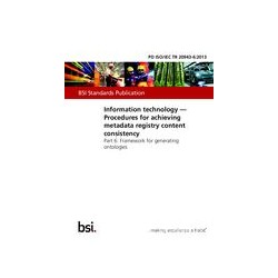 BS PD ISO/IEC TR 20943-6:2013