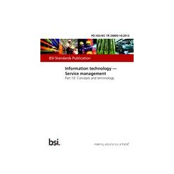 BS PD ISO/IEC TR 20000-10:2013