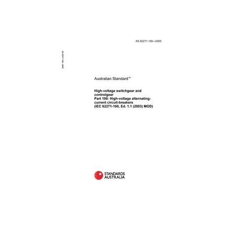 AS 62271.100-2005 [ Superseded ]