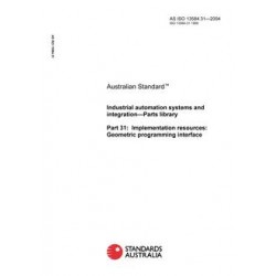 AS ISO 13584.31-2004