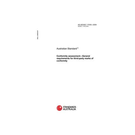 AS ISO/IEC 17030-2004