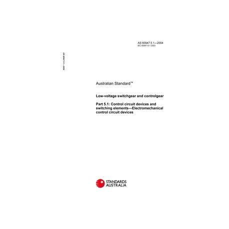 AS 60947.5.1-2004 [ Superseded ]
