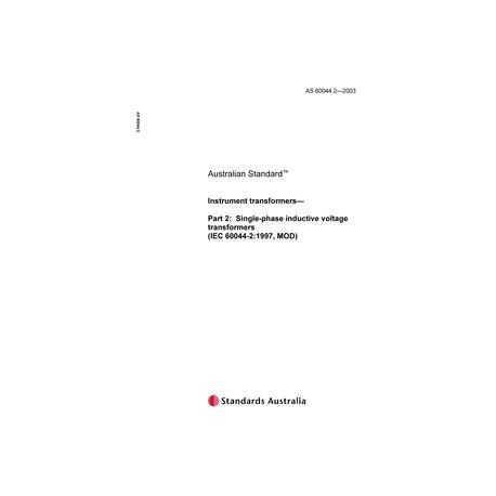AS 60044.2-2003 [ Superseded ]