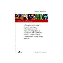 BS PD ISO/IEC TR 27019:2013