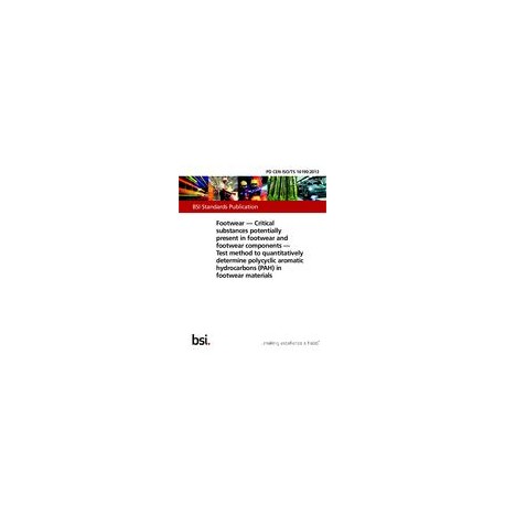 BS PD CEN ISO/TS 16190:2013