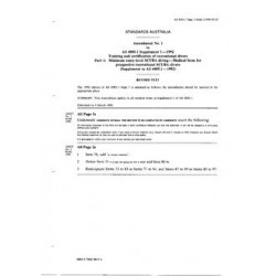 AS 4005.1 SUPP 1-1992 AMDT 1 [ Superseded ]
