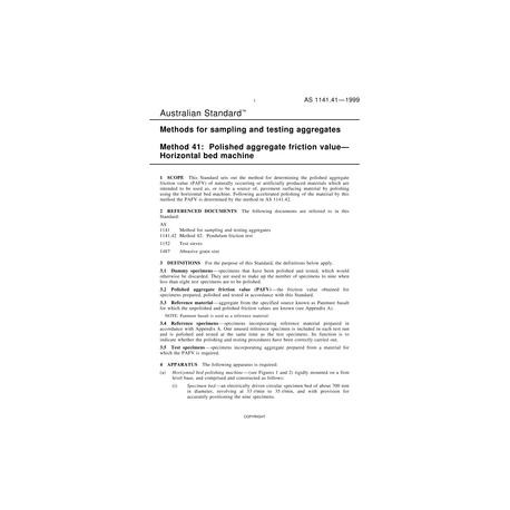 AS 1141.41-1999 [ Superseded ]