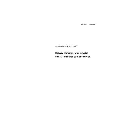 AS 1085.12-1999 [ Superseded ]