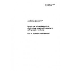 AS 61508.3-1999 [ Superseded ]