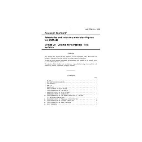 AS 1774.28-1998 [ Superseded ]