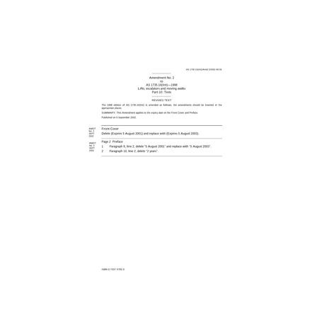 AS 1735.10(INT)-1998 AMDT 2
