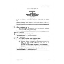 AS 3138-1993 AMDT 1 [ Superseded ]