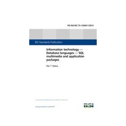 BS PD ISO/IEC TS 13249-7:2013