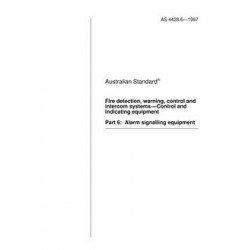 AS 4428.6-1997 [ Superseded ]