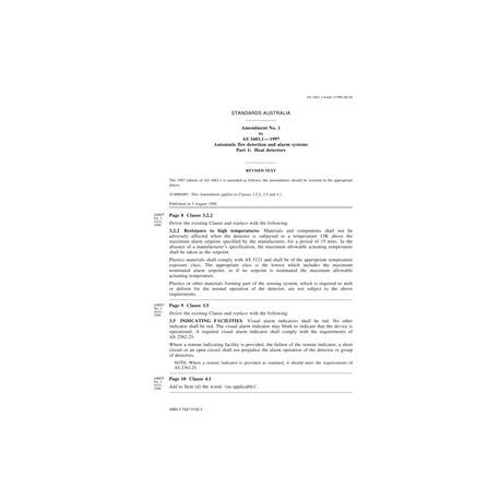 AS 1603.1-1997 AMDT 1 [ Superseded ]