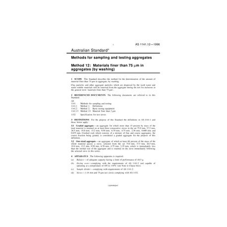 AS 1141.12-1996 [ Superseded ]