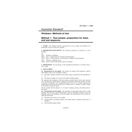 AS 4420.1-1996 [ Superseded ]