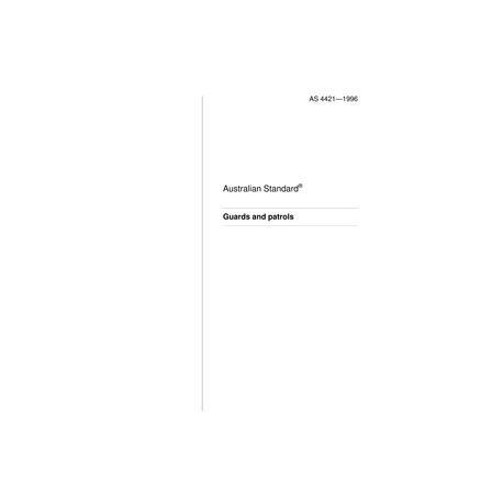 AS 4421-1996 [ Superseded ]