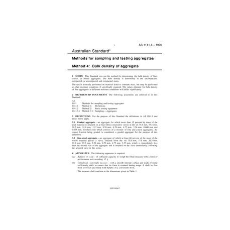 AS 1141.4-1996 [ Superseded ]