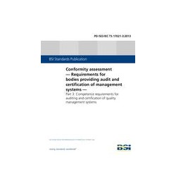 BS PD ISO/IEC TS 17021-3:2013