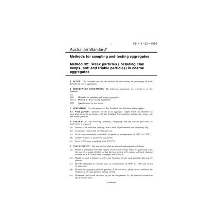 AS 1141.32-1995 [ Superseded ]