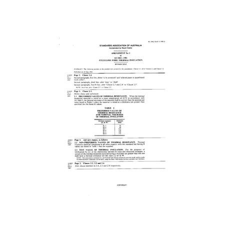 AS 2462-1981 AMDT 1 [ Superseded ]