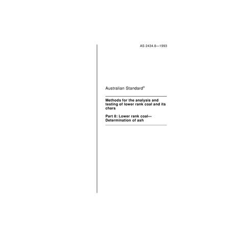 AS 2434.8-1993 [ Superseded ]
