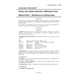 AS 1580.456.1-1993 [ Superseded ]