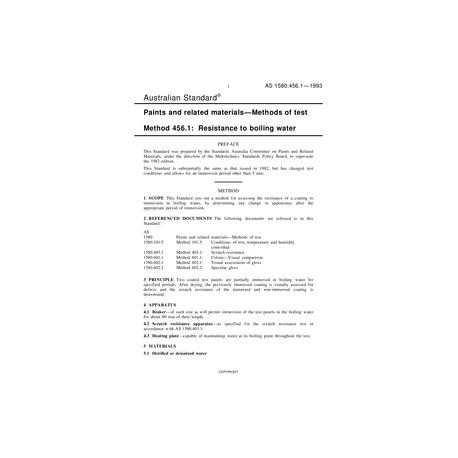AS 1580.456.1-1993 [ Superseded ]