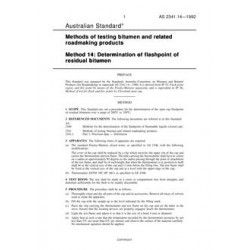 AS 2341.14-1992 [ Superseded ]