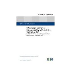 BS PD ISO/IEC TR 13066-2:2012