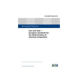 BS PD CEN/TR 10261:2013