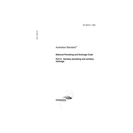 AS 3500.2-1990 [ Available Superseded ]
