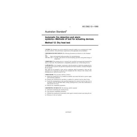 AS 2362.12-1990 [ Superseded ]