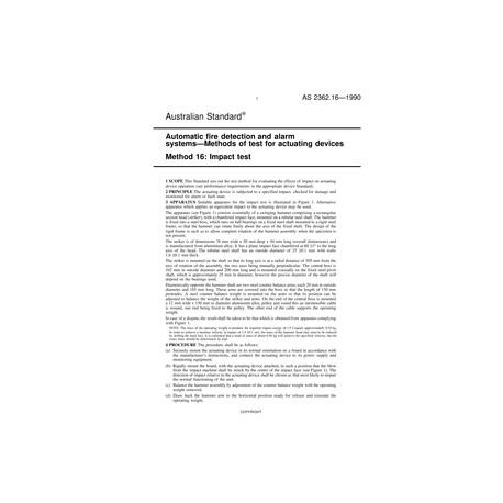 AS 2362.16-1990 [ Superseded ]